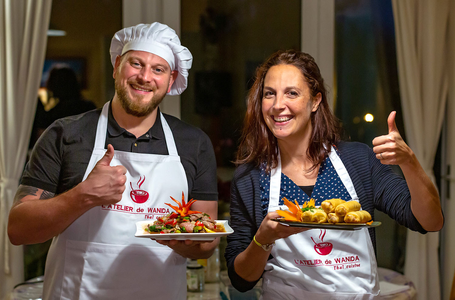 Photo de cours de cuisine - Sophie et Vincent - nov 2021